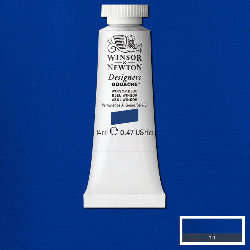 Image of Gouachefärg Winsor & Newton 14ml  Winsor blue    706 (3F) S3 605706 50947232