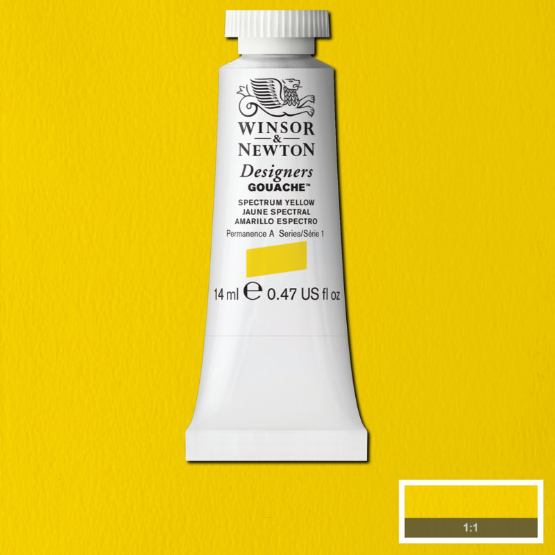 Image of Gouachefärg Winsor & Newton 14ml  Spectrum yellow    627 (3F) S1 605627 50947294