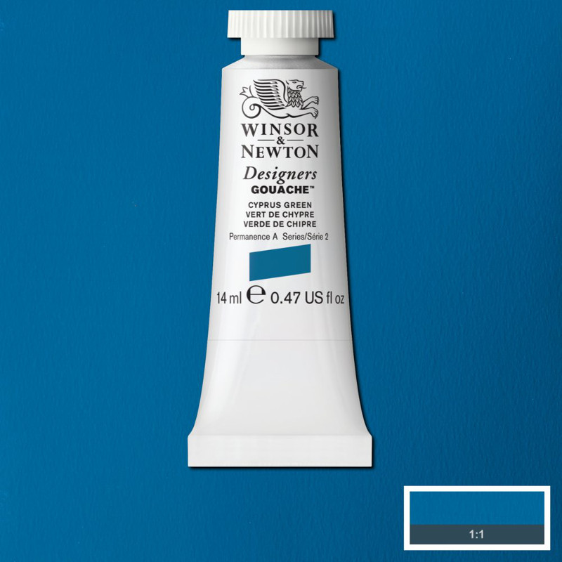 Image of Gouachefärg Winsor & Newton 14ml  Cyprus green   211 (3F) S2 605211 50947737