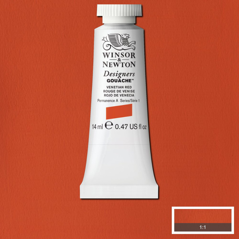 Image of Gouachefärg Winsor & Newton 14ml  Venetian red    678 (3F) S1 605678 50958184