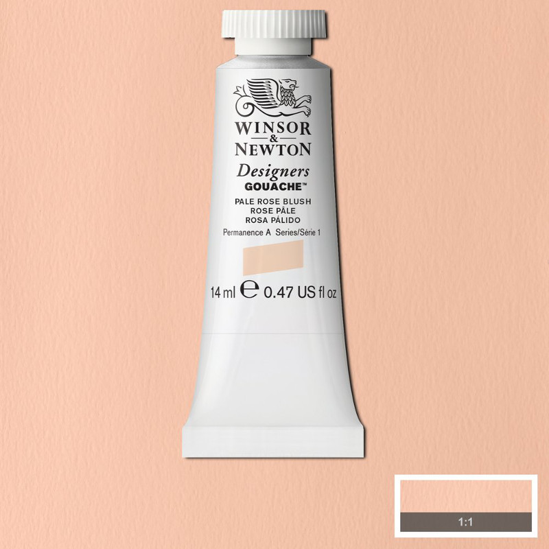 Image of Gouachefärg Winsor & Newton 14ml  Pale Rose Blush (Flesh tint) 257 (3F) S1 605257 50958238