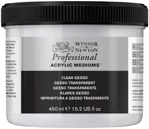 Image of Akrylmedium Winsor & Newton Prof. AA Clear Gesso 450 ml 3050919 884955001899