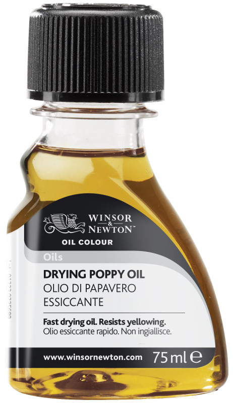 Image of Oljemedium Winsor & Newton Drying Poppy Oil 75 ml (3F) 3021743 884955015421