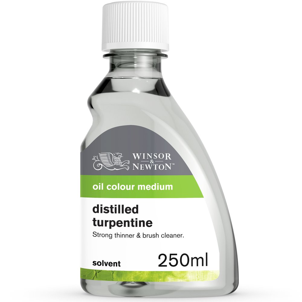 Image of Oljemedium Winsor & Newton Distilled Turpentine 250 ml 3139744 884955015636