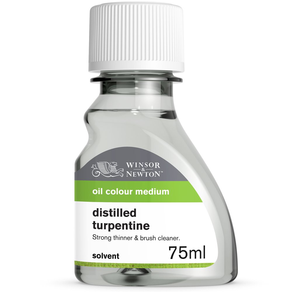 Image of Oljemedium Winsor & Newton Distilled Turpentine 75 ml (3F) 3121744 884955015667