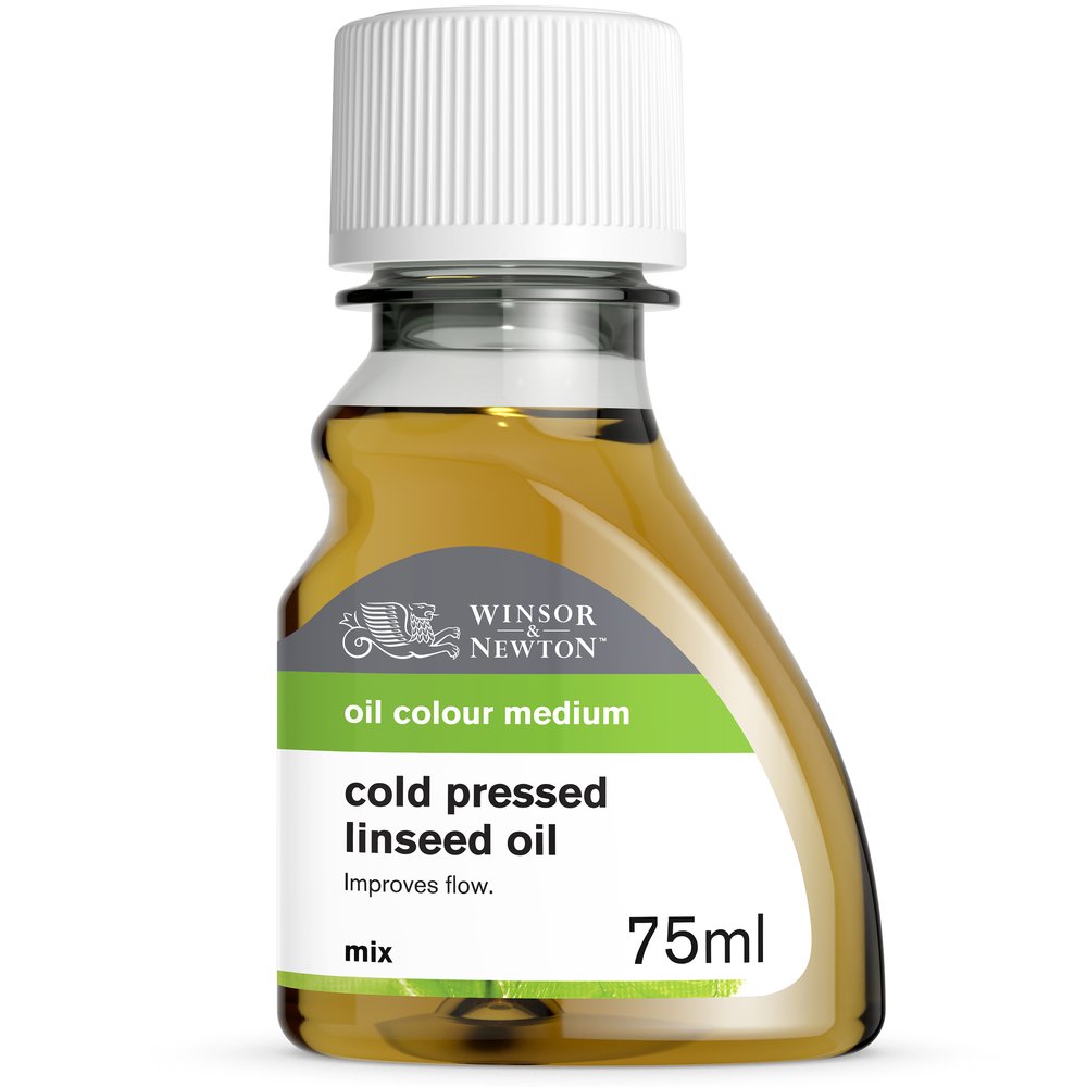 Image of Oljemedium Winsor & Newton Linseed Oil Cold Pressed 75 ml (3F) 3121747 884955015858