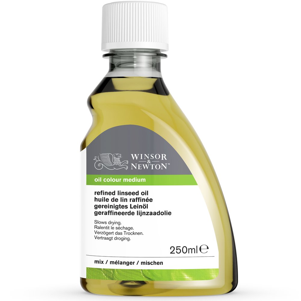 Image of Oljemedium Winsor & Newton Linseed Oil Refined 250 ml 3139748 884955016022