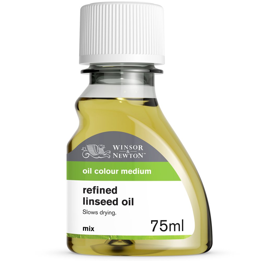 Image of Oljemedium Winsor & Newton Linseed Oil Refined 75  ml (3F) 3121748 884955016053