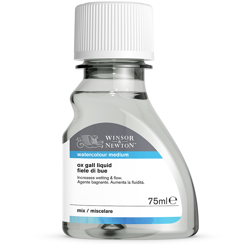 Image of Akvarellmedium Winsor & Newton Ox Gall Liquid 75 ml (3F) 3121766 884955017999
