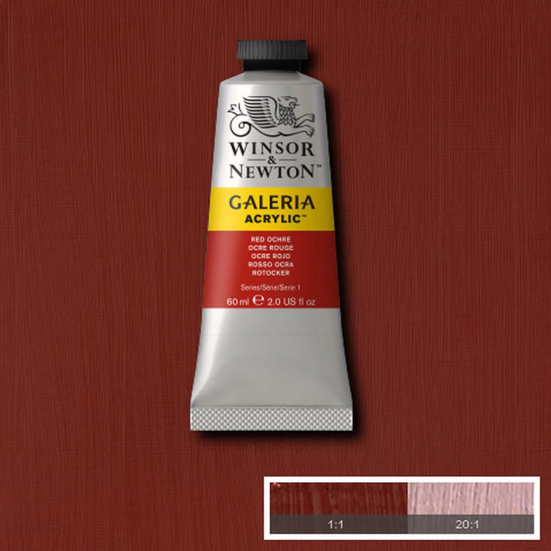 Image of Akrylfärg Galeria 60ml  Red ochre 564 (3F) 2120564 884955030035