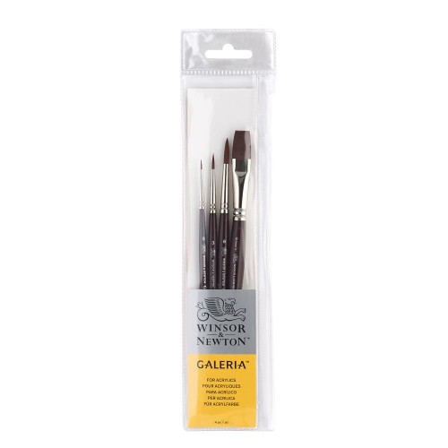 Image of Syntetpenselset Galeria Pack x 4 Short Handle 5790605 884955033227
