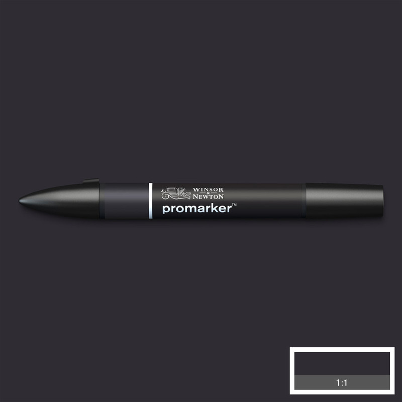 Image of Promarker Winsor & Newton Black (Xb) (3F) 0203030 884955041130