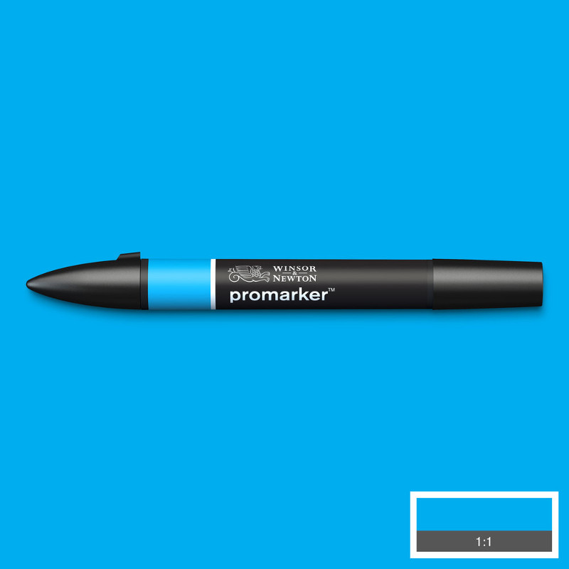 Image of Promarker Winsor & Newton Cyan (C847) (3F) 0203351 884955041468
