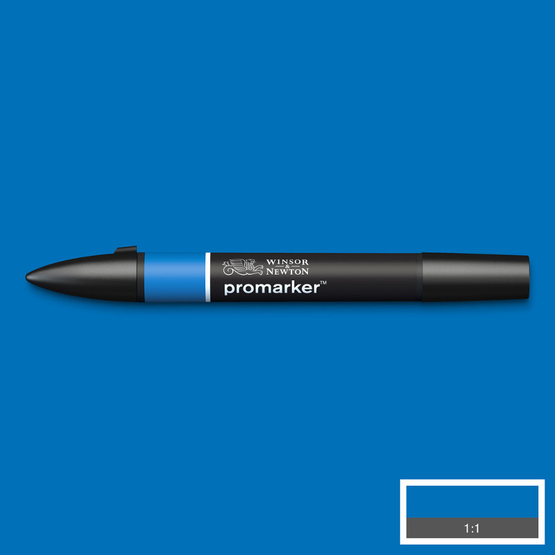 Image of Promarker Winsor & Newton True Blue (B555) (3F) 0203371 884955042366