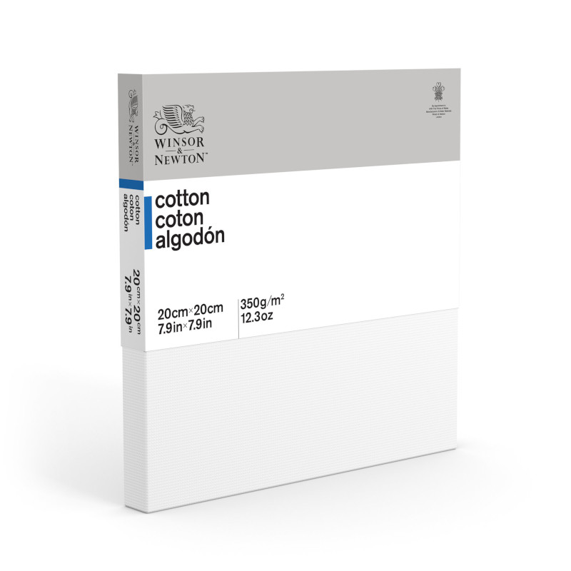 Image of Winsor & Newton Bomull Uppspänd duk  20X20CM (6F) 6201057 884955048993