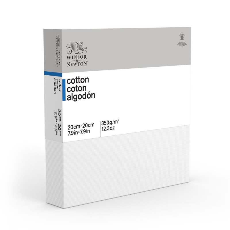 Image of Winsor & Newton Bomull Uppspänd duk  20X20CM DEEP EDGE (3F) 6201129 884955049938