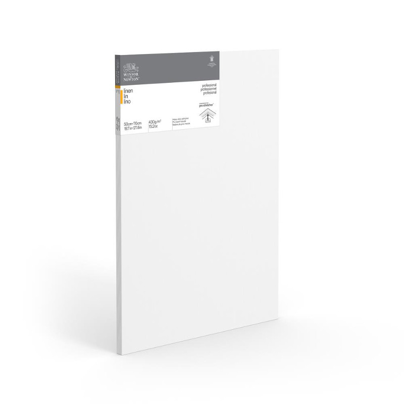 Image of Winsor & Newton LINNE Uppspänd duk  50X70X2,1cm  (5F) 6204014 884955051313