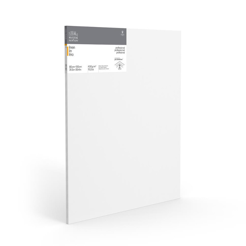 Image of Winsor & Newton LINNE Uppspänd duk  80x100x2,1cm  (5F) 6204021 884955051382