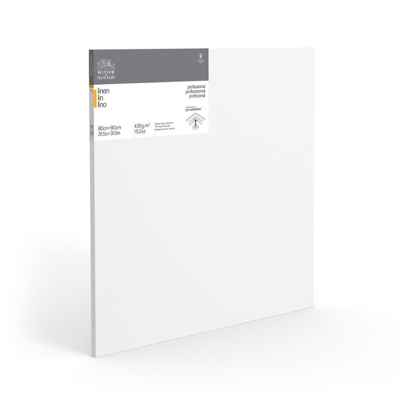 Image of Winsor & Newton LINNE Uppspänd duk  80X80X2,1cm  (5F) 6204023 884955051405