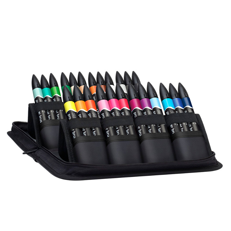 Image of Brushmarkerset Winsor & Newton 24 Student Designer Set 0290079 884955063446