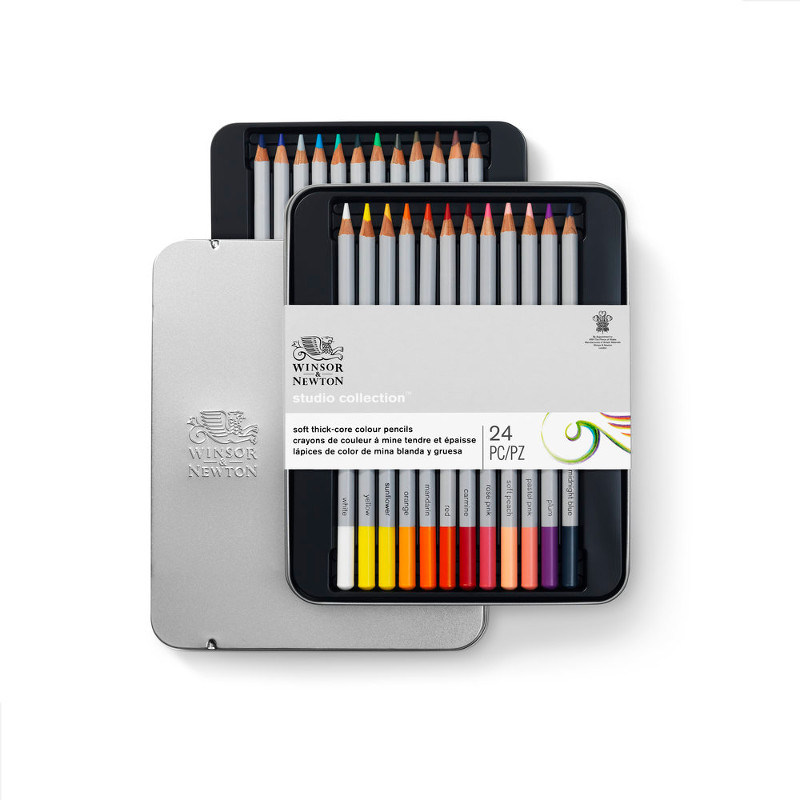 Image of Färgpennset Winsor & Newton 24 sorterade 490013 884955064900