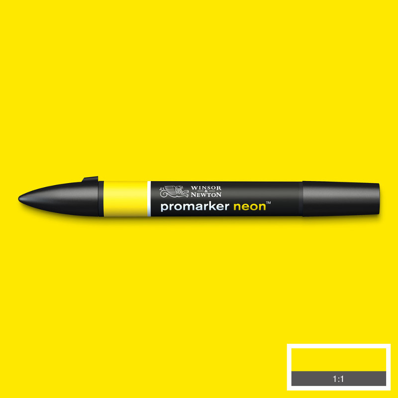 Image of Promarker Winsor & Newton neon luminous yellow (3F) 0205403 884955069103