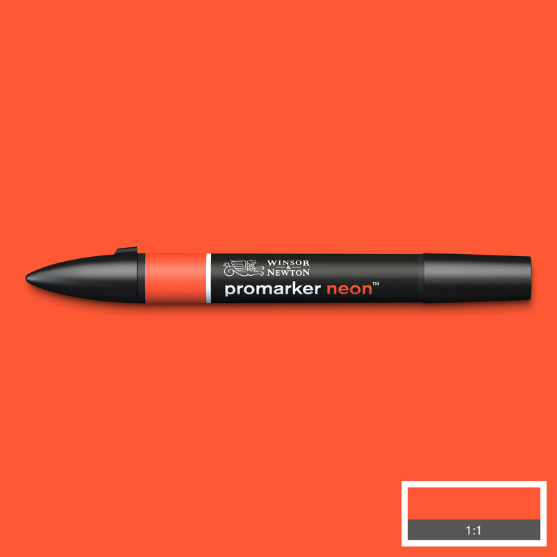 Image of Promarker Winsor & Newton neon spark red (3F) 0205405 884955069127
