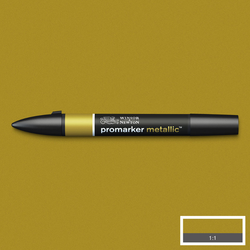 Image of Promarker Winsor & Newton metallic gold (3F) 0206689 884955069165