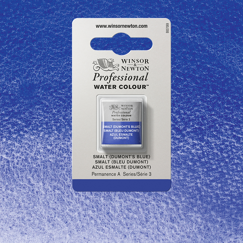 Image of Akvarellfärg Winsor & Newton Prof. 1/2-kopp smalt 710 (3F) 101710 884955069554