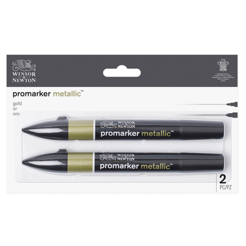 Image of Promarkerset Winsor & Newton Metallic Gold x2 0290149 884955070741