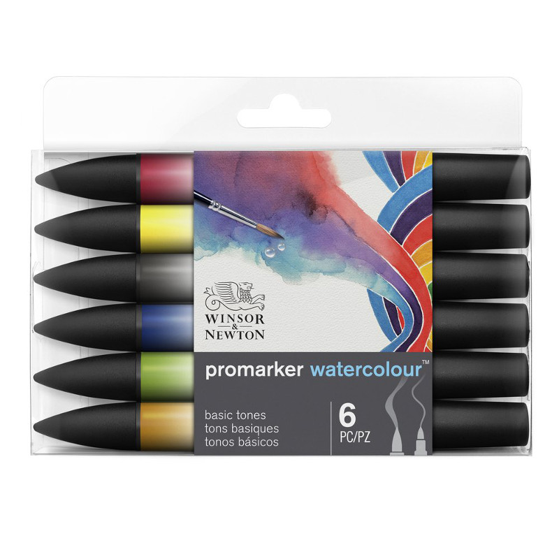 Image of Akvarellmarkerset Promarker Watercolour set 6 0290164 884955073919