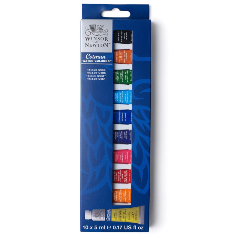 Image of Akvarellset Cotman 10x5ml 0390664 884955074220