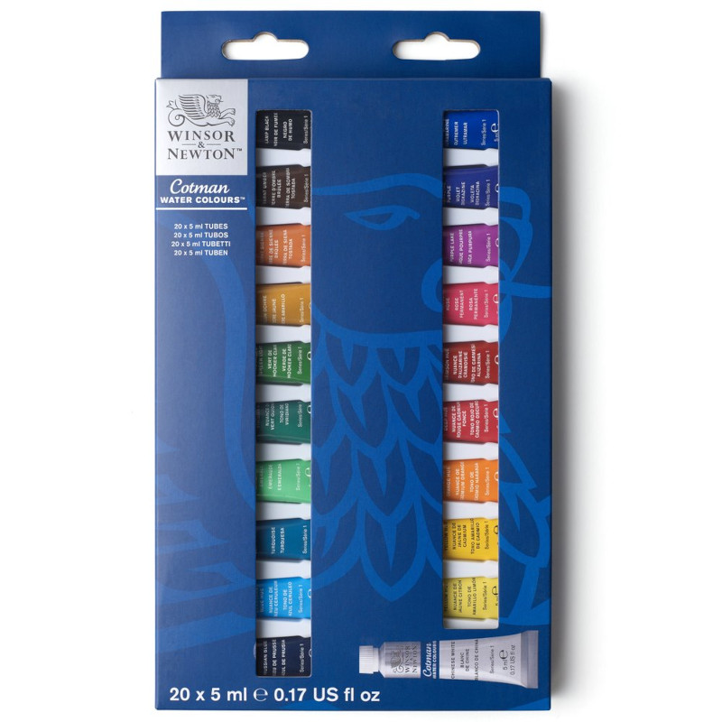 Image of Akvarellset Cotman 20x5ml 0390665 884955074237