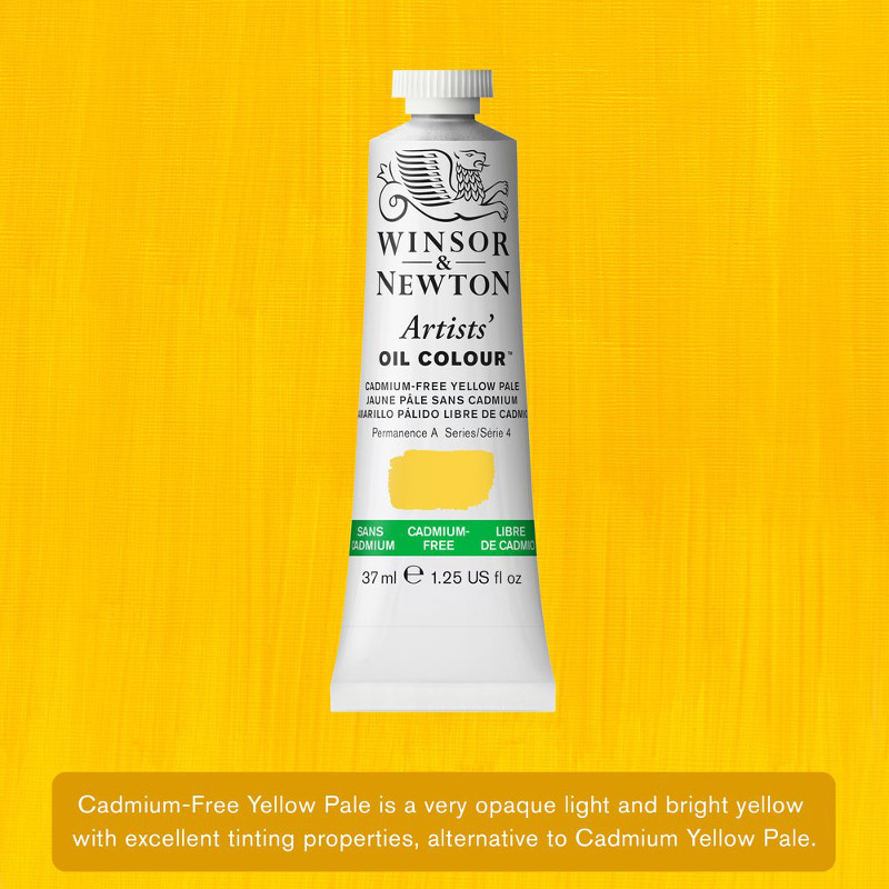 Image of Oljefärg Winsor & Newton Artist 37ml Cadmium-free Yellow Pale 907 (3F) S4 1214907 884955074367