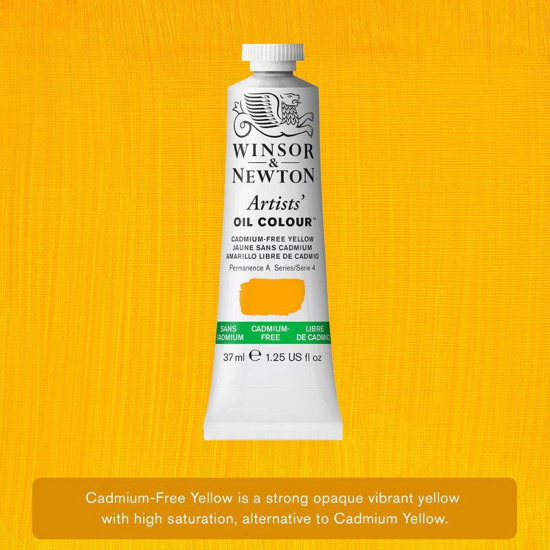 Image of Oljefärg Winsor & Newton Artist 37ml Cadmium-free Yellow 890 (3F) S4 1214890 884955074381