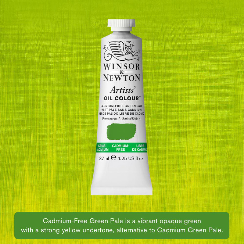 Image of Oljefärg Winsor & Newton Artist 37ml Cadmium-free Green Pale 897 (3F) S4 1214897 884955074435