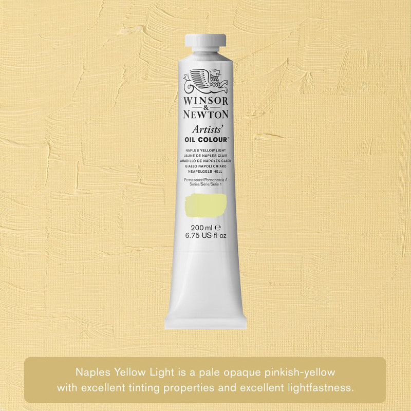 Image of Oljefärg Winsor & Newton Artist 200ml Naples Yellow Light 426 S1 1237426 884955074541