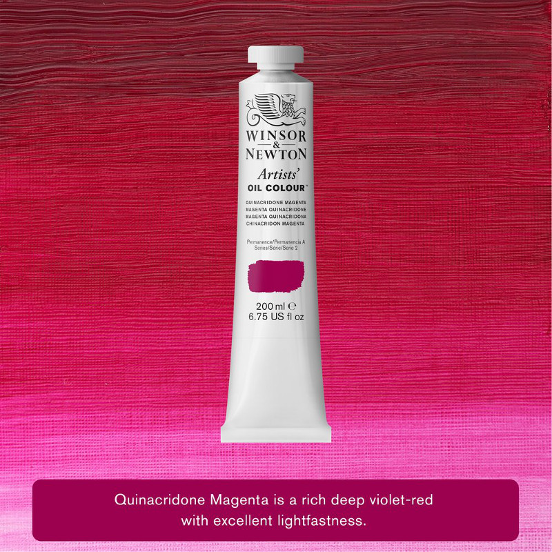 Image of Oljefärg Winsor & Newton Artist 200ml Quinacridone Magenta 545 S2 1237545 884955074565