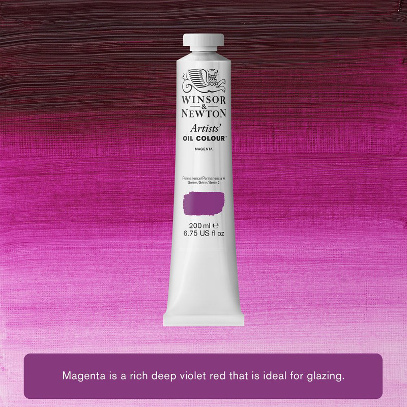Image of Oljefärg Winsor & Newton Artist 200ml Magenta 380 S2 1237380 884955074602
