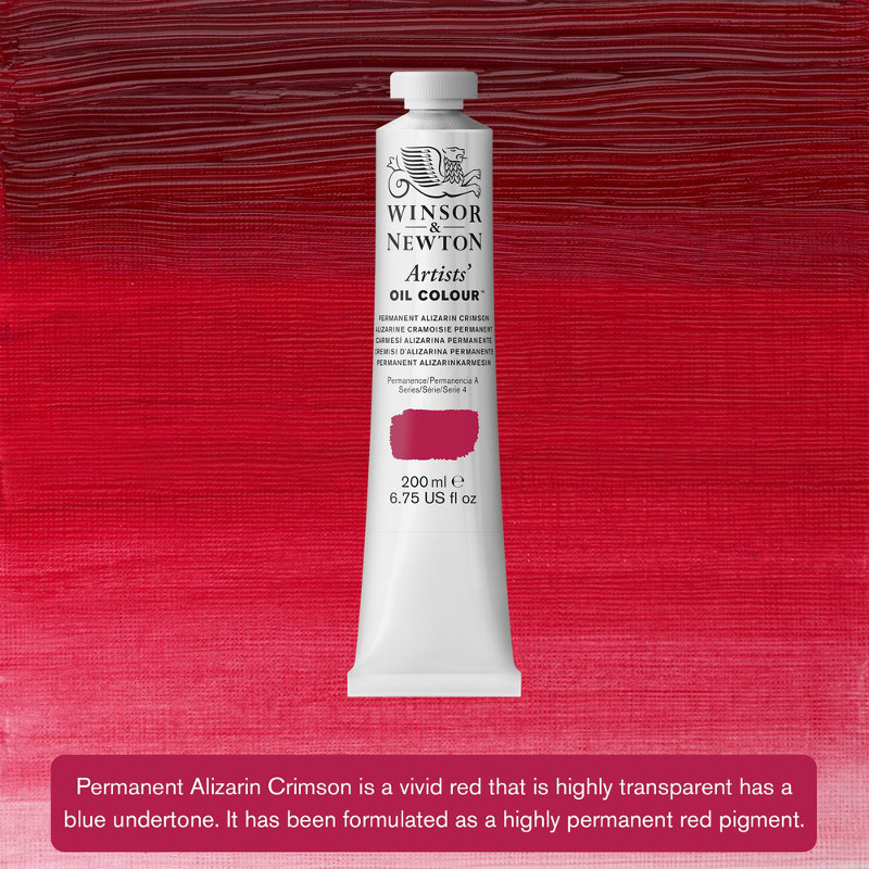 Image of Oljefärg Winsor & Newton Artist 200ml Permanent Alizarin Crimson 468 S4 1237468 884955074640