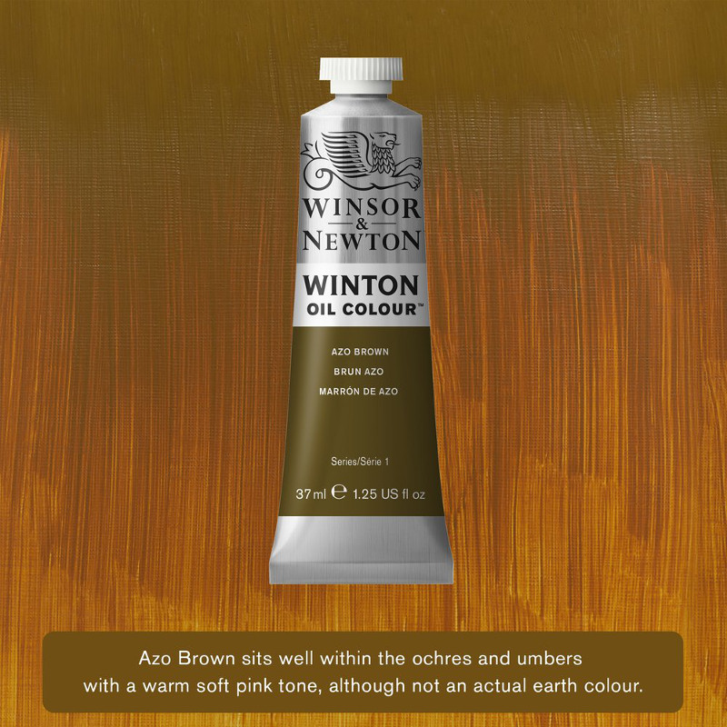 Image of Oljefärg Winton 37ml Azo Brown 389 (3F) 1414389 884955074718