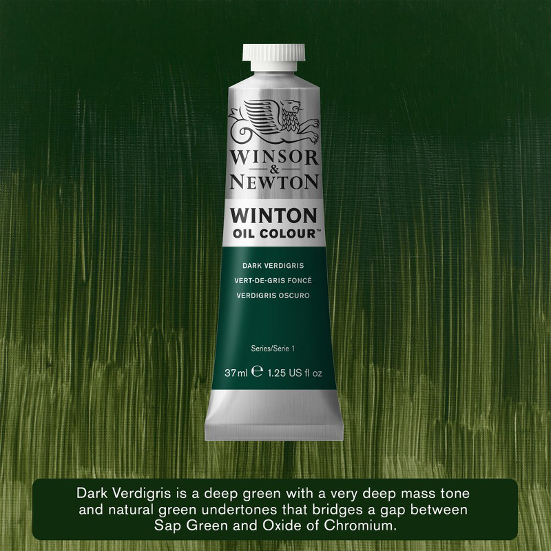 Image of Oljefärg Winton 37ml Dark Verdigris 405 (3F) 1414405 884955074732