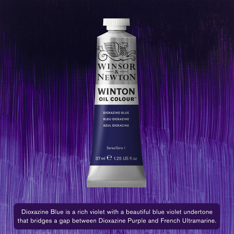 Image of Oljefärg Winton 37ml Dioxazine Blue 406 (3F) 1414406 884955074749