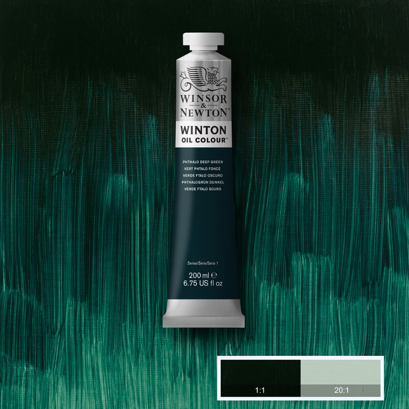 Image of Oljefärg Winton 200ml Phthalo Deep Green 048 1437048 884955074756
