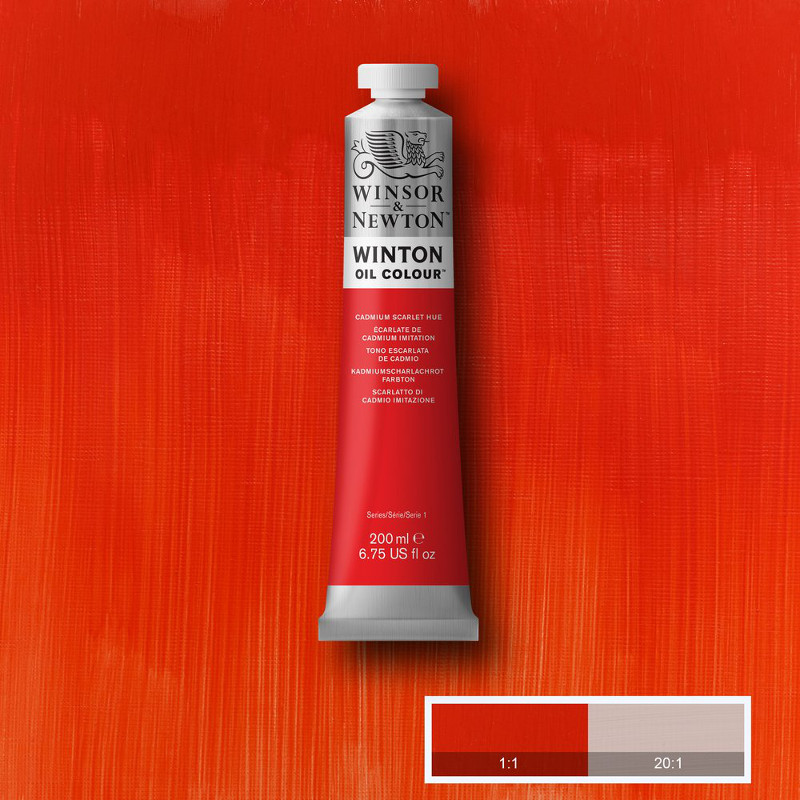 Image of Oljefärg Winton 200ml Cadmium Scarlet Hue 107 1437107 884955074787