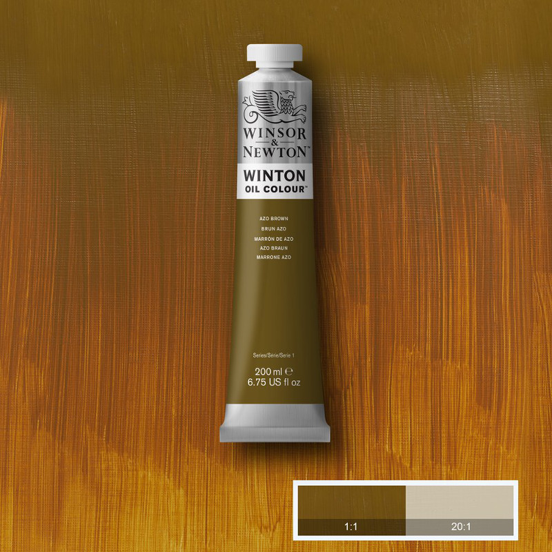 Image of Oljefärg Winton 200ml Azo Brown 389 1437389 884955074794