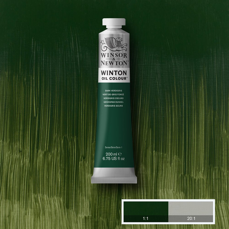 Image of Oljefärg Winton 200ml Dark Verdigris 405 1437405 884955074817