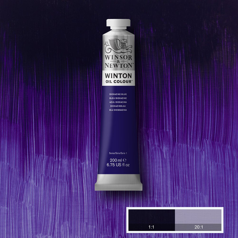 Image of Oljefärg Winton 200ml Dioxazine Blue 406 1437406 884955074824