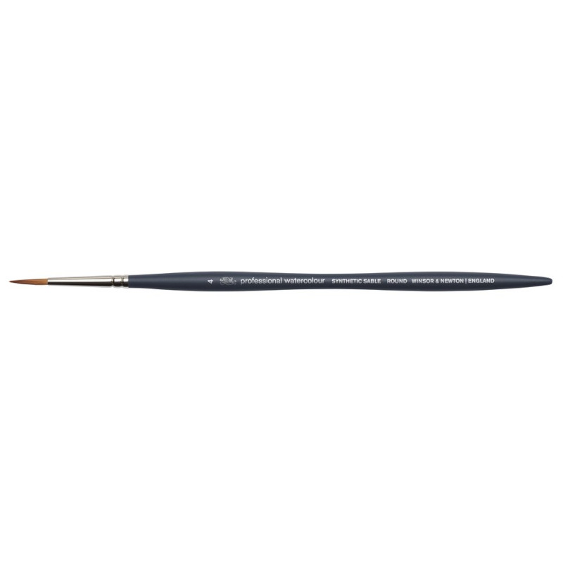 Image of Syntetpensel W&N Professional Watercolour Round Size 4 5011104 884955075128