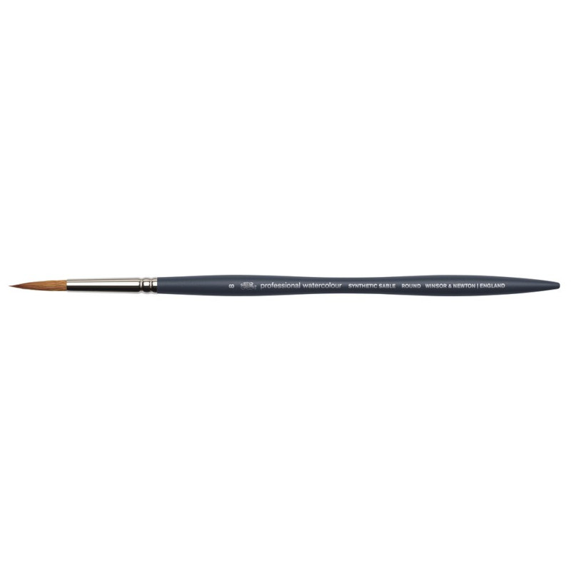 Image of Syntetpensel W&N Professional Watercolour Round Size 8 5011108 884955075142